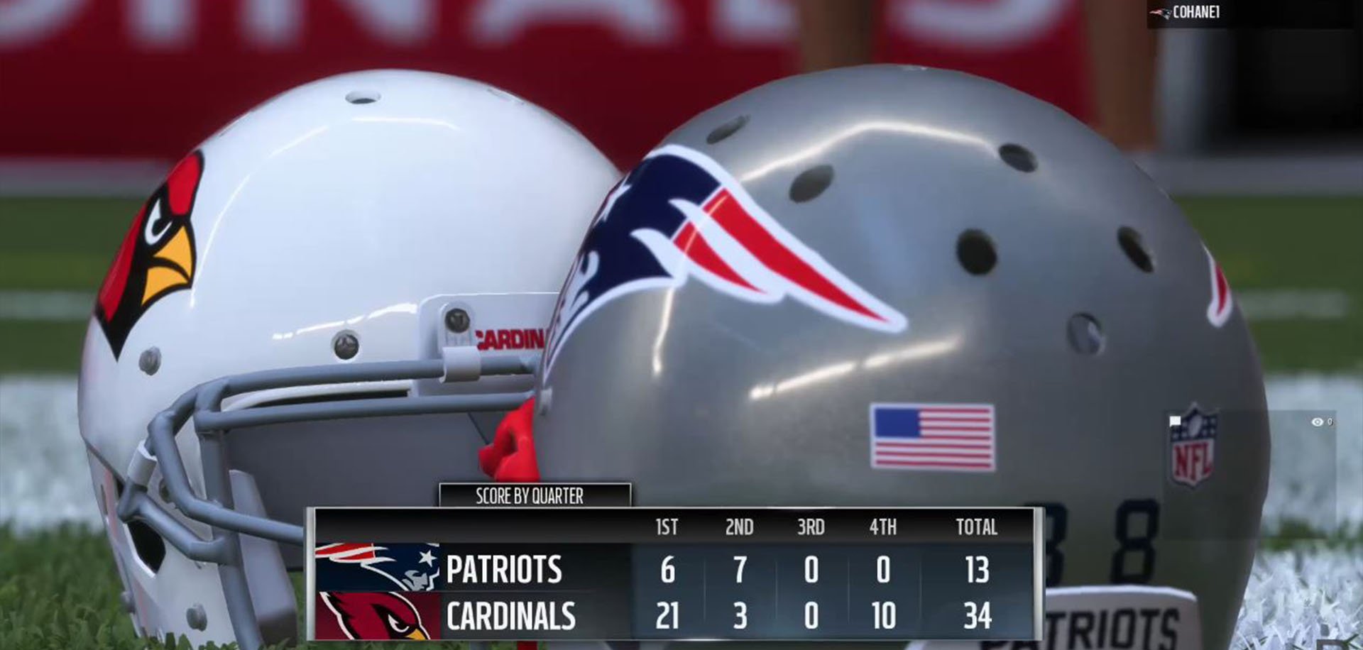 Madden 2019 PC Live Stream - Cardinals VS Patriots